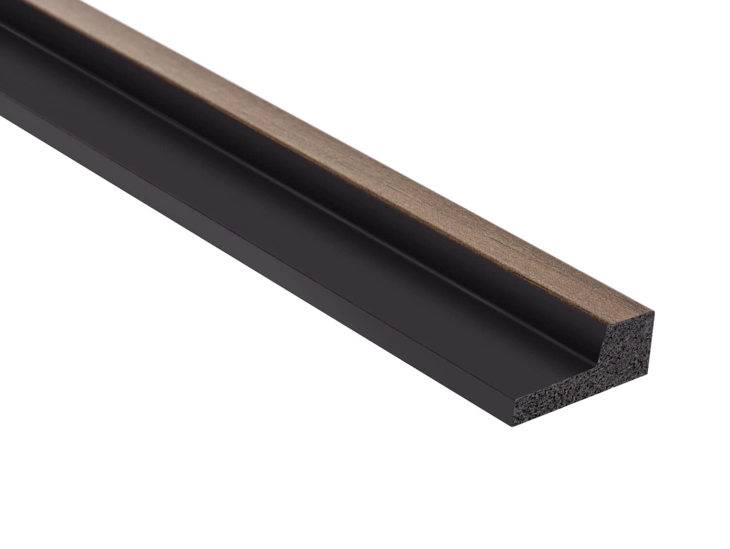 Vandeniui atsparios lamelės L0104R Stretto (2700mm), tamsus ąžuolas