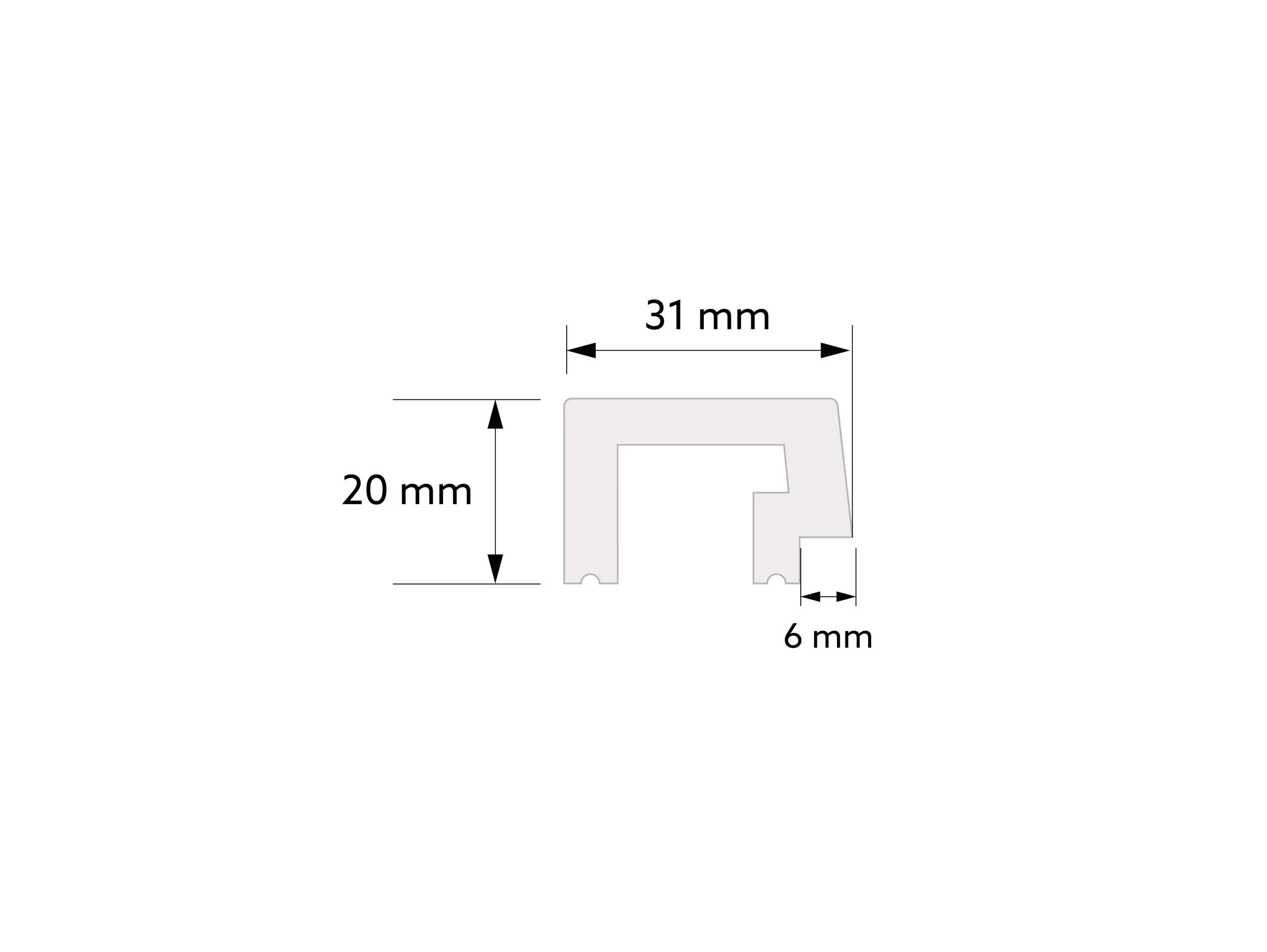 Vandeniui atsparios lamelės L0303L Largo (2700mm), pilkas ąžuolas - Image 9